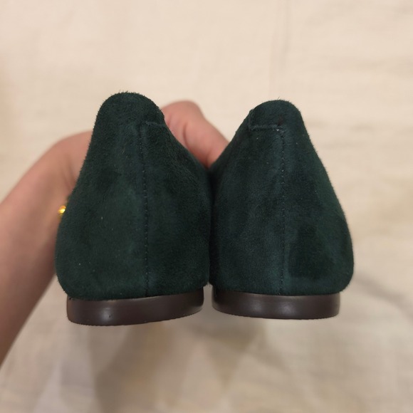 Madewell The Remy Mary Jane Suede Dark Green Flat - Size 7.5 (NU740) - Picture 5 of 7